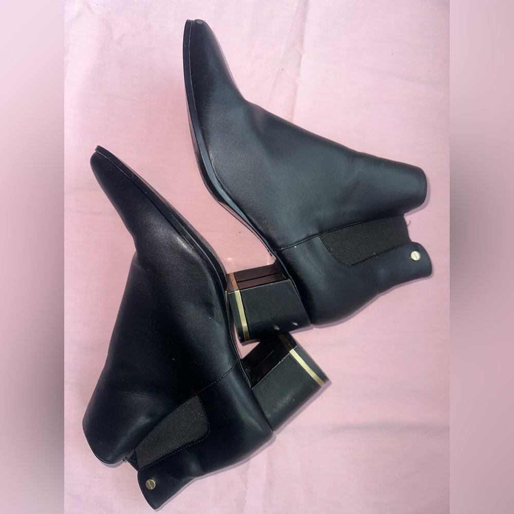 Calvin Klein Fioranna Woman’s Black Ankle Boots Size 10 - Picture 10 of 12